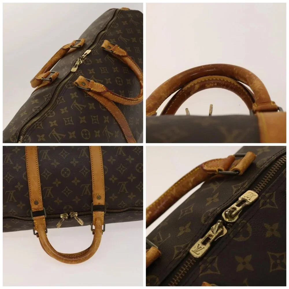 LOUIS VUITTON Monogram Keepall Bandouliere 50 Boston Bag M41416 LV Auth 136941 - Picture 16 of 16